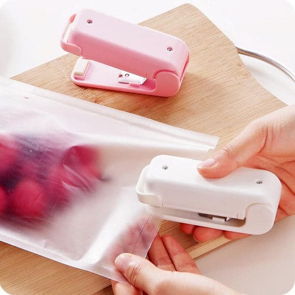 Mini Seladora de Embalagens Plásticas Portátil