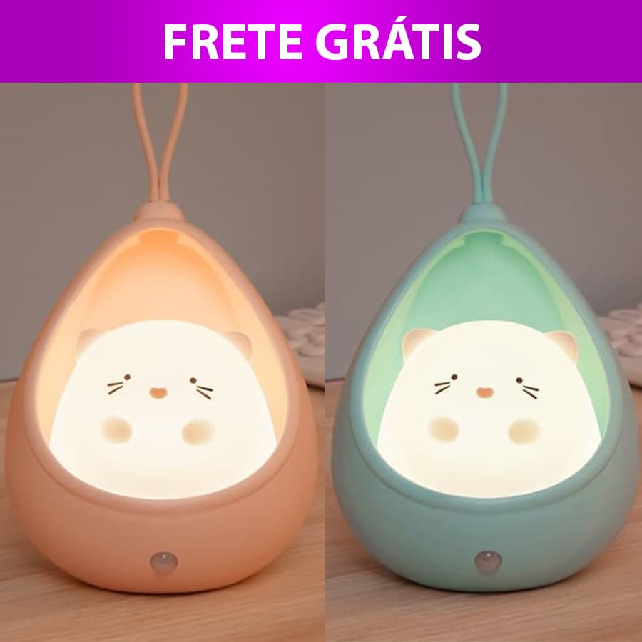 Luminária disponível em duas cores com frete grátis para todo o Brasil
